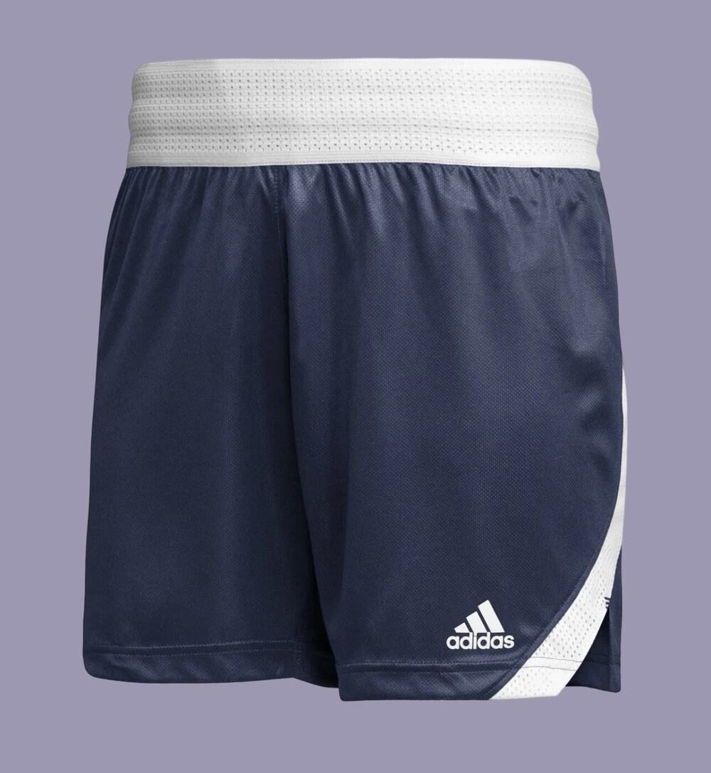 ADIDAS Icon Squad Basketball Shorts, Navy Blue, 6" Inseam| Men's: M